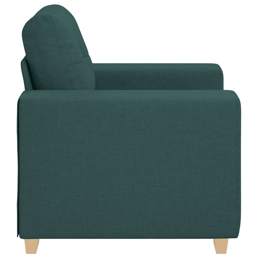 Canapé/Fauteuil vert foncé 100x78x80 cm en tissu - XIOS