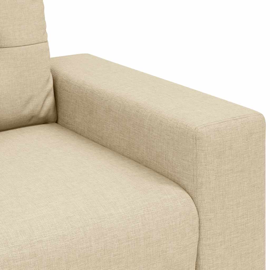 Canapé-fauteuil crème 100x78x80 cm tissu - XIOS
