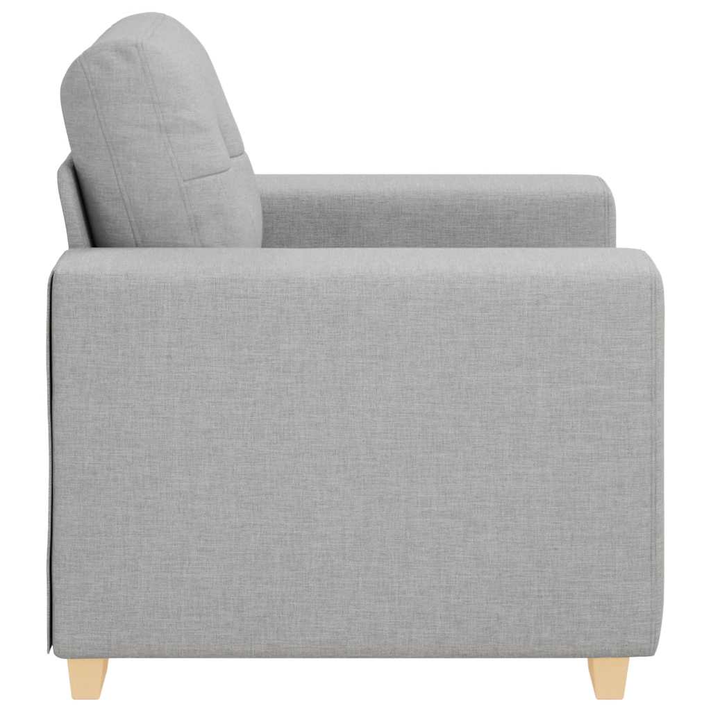 Canapé/Fauteuil gris nuage 100x78x80 cm tissu - XIOS