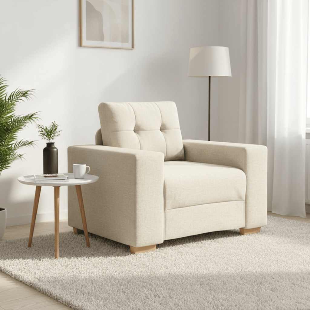 Canapé-fauteuil en lin 100x78x80 cm - XIOS