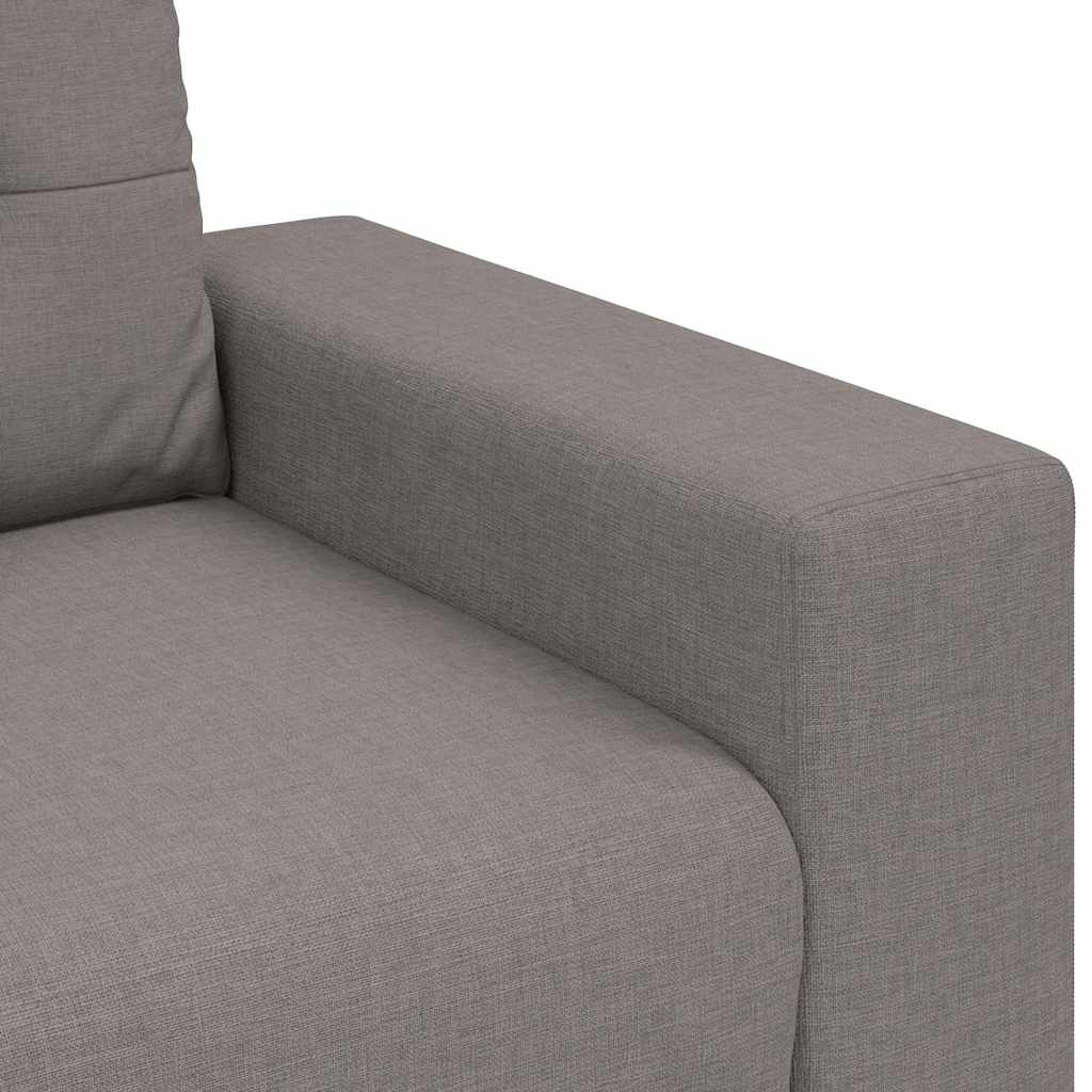 Sofa 3 places avec coussin Taupe tissu - XIOS
