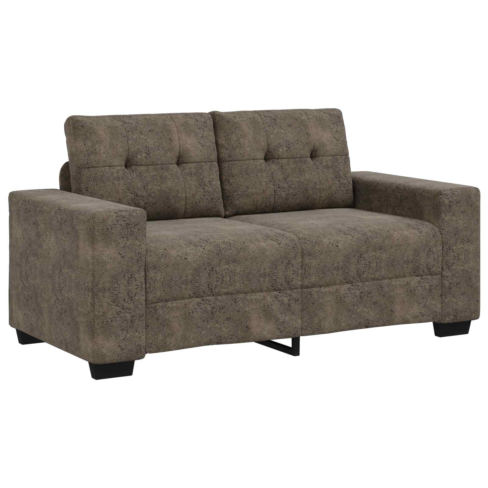 | Canapé Loveseat | avec coussin Gris foncé Cuir synthétique - XIOS