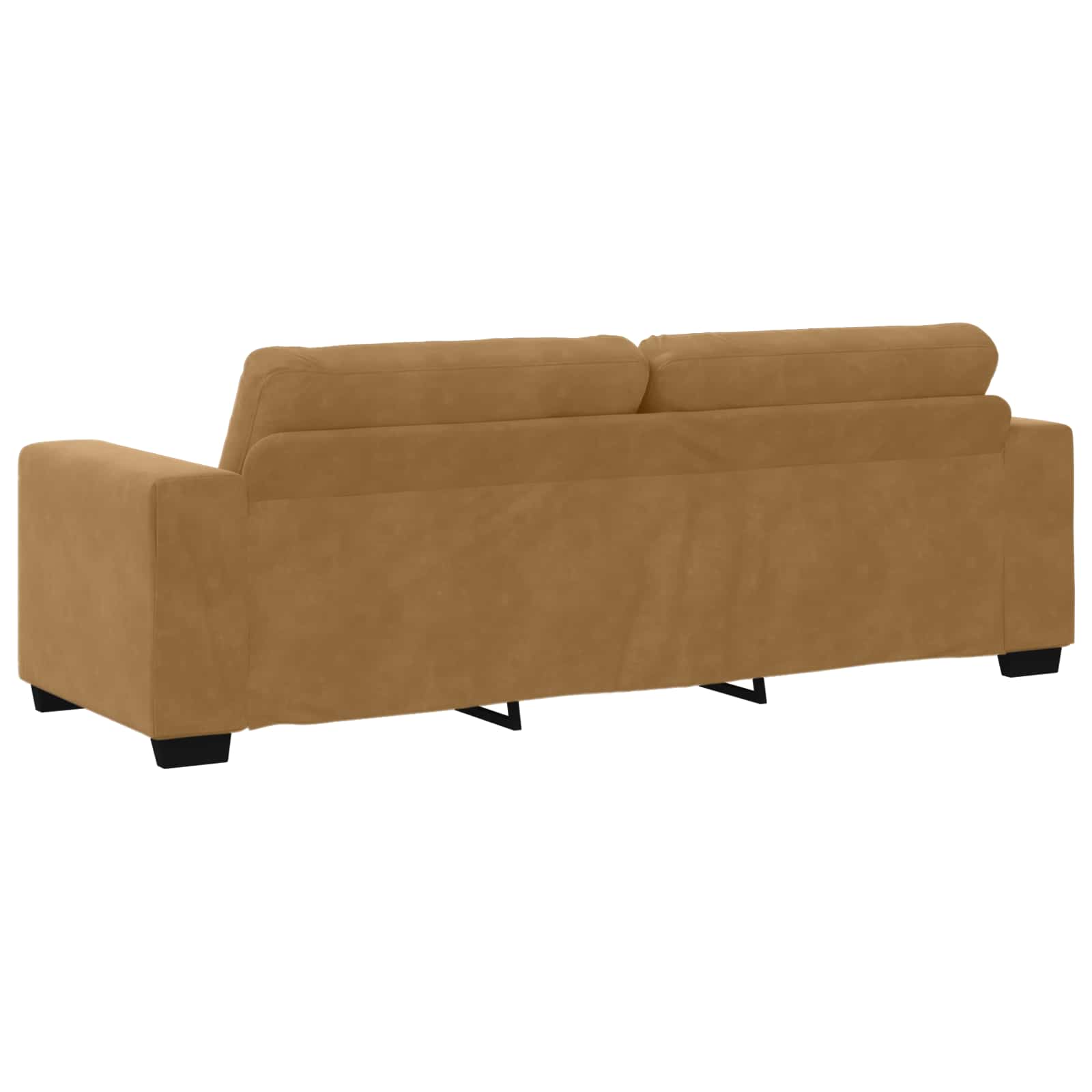 Sofa 3 places Marron 220 cm Velours