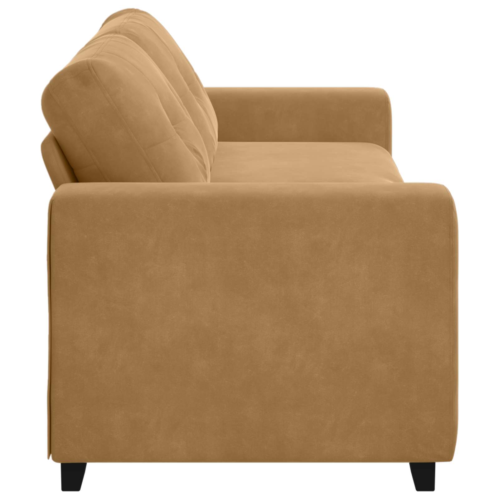Sofa 3 places Marron 220 cm Velours