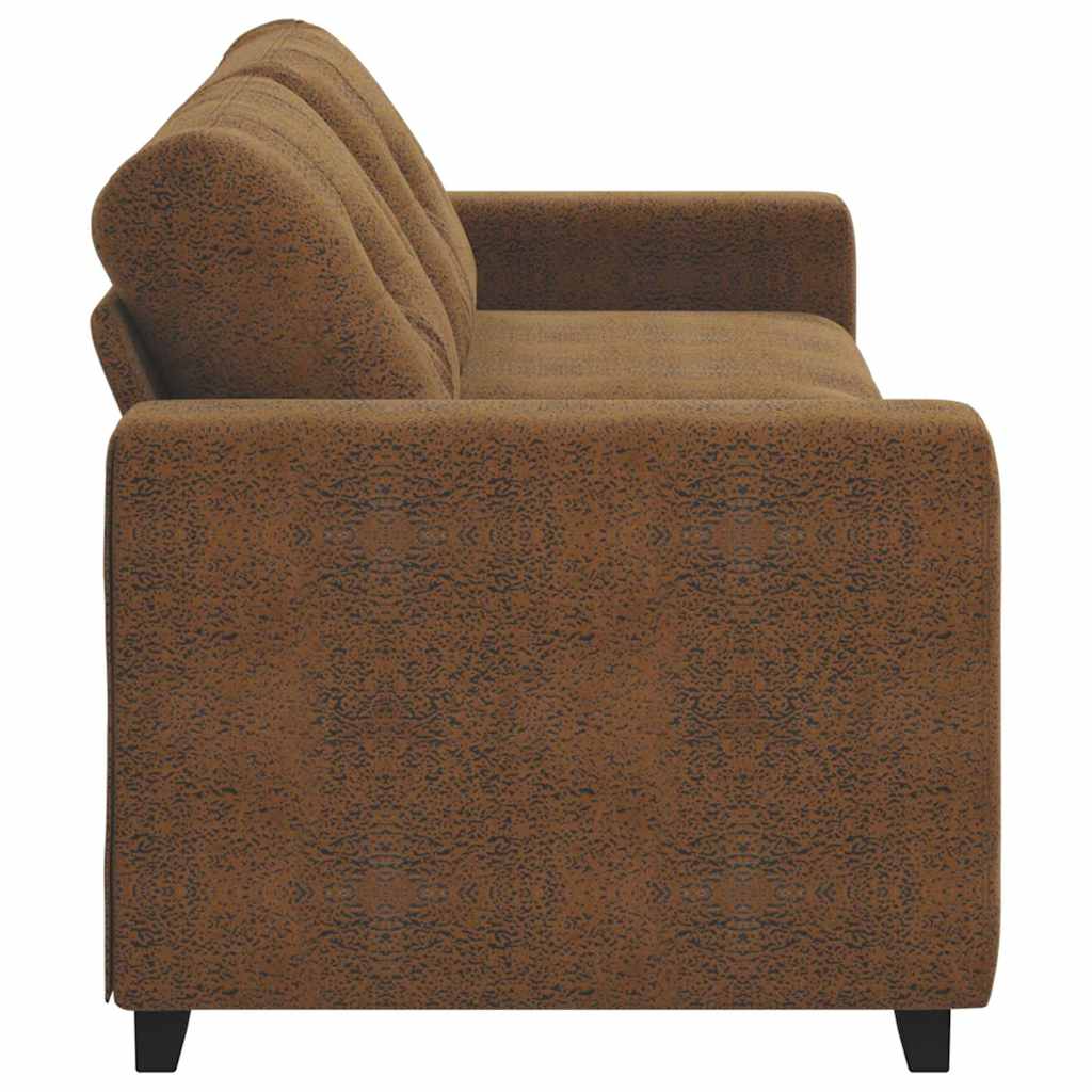 Sofa 3 places Marron 220 cm Simili cuir