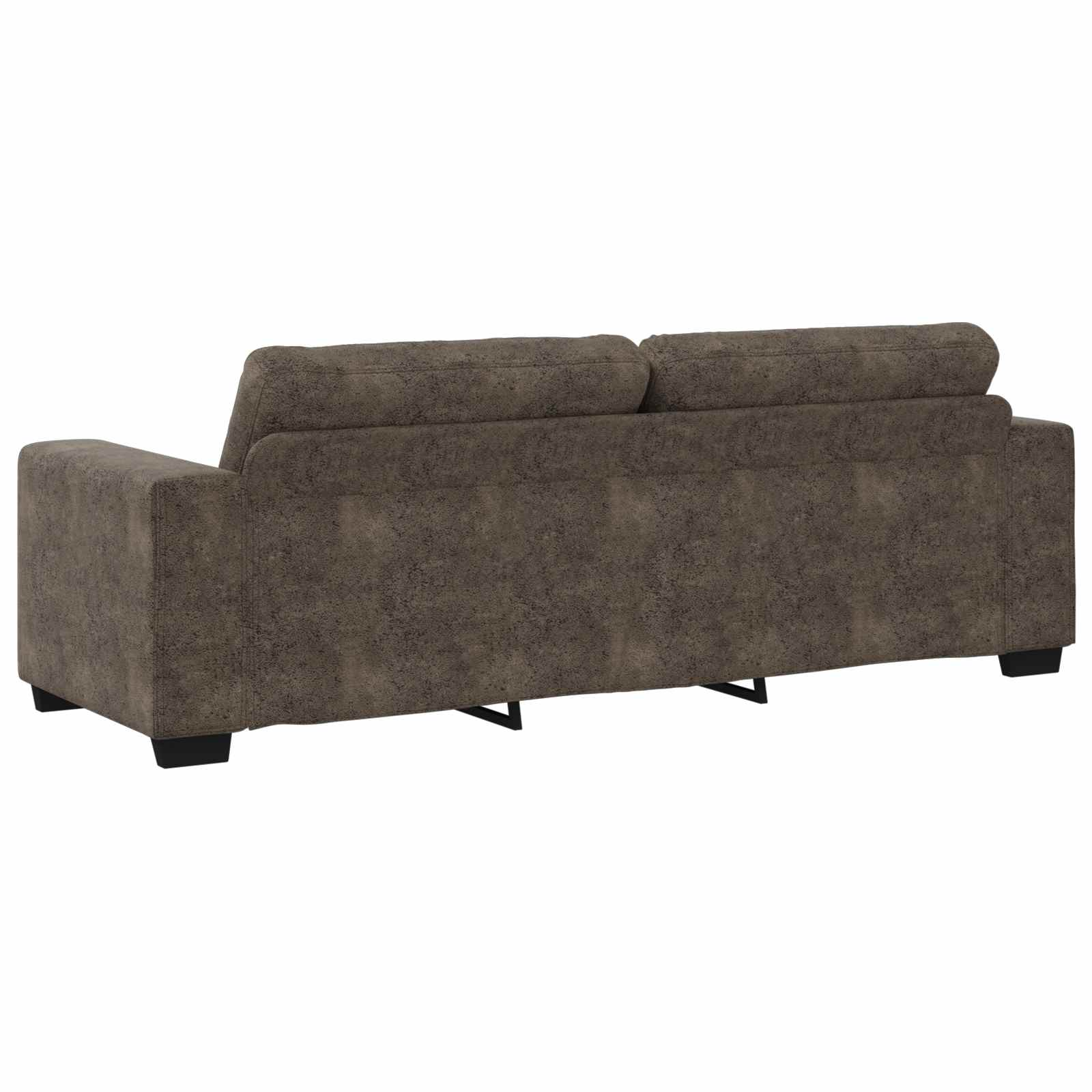 Sofa 3 places Gris foncé 220 cm Simili cuir - XIOS
