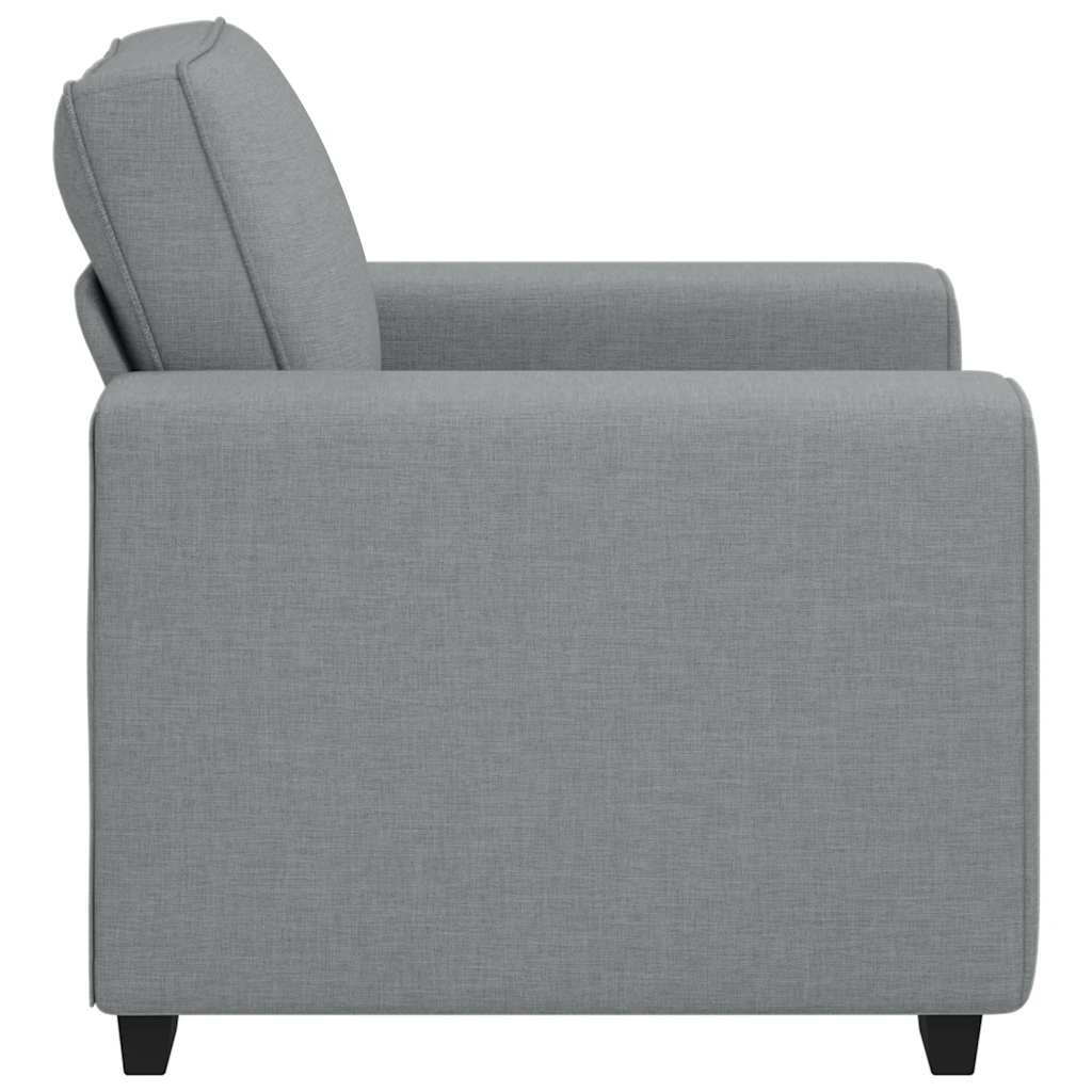 Fauteuil gris clair 60 cm tissu - XIOS
