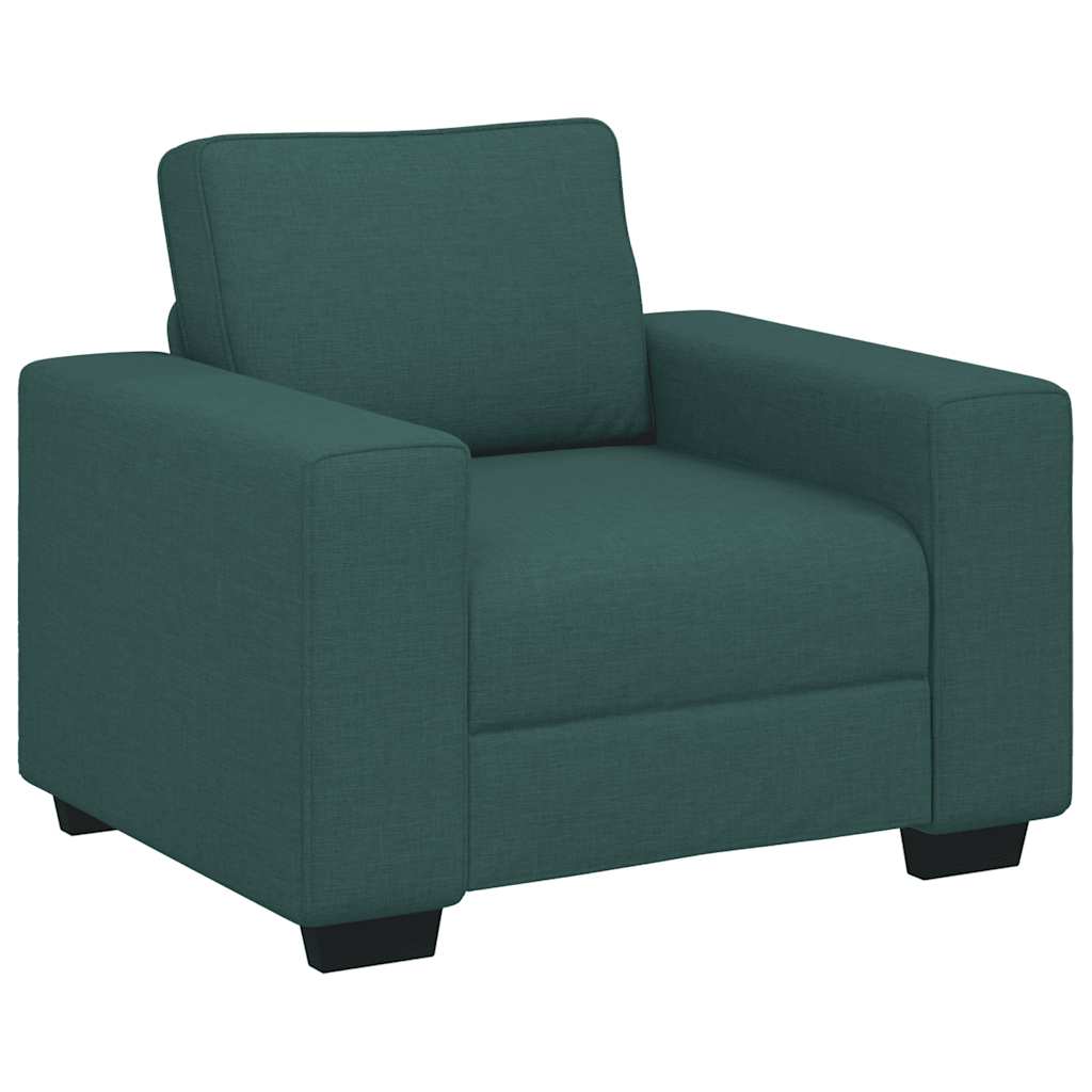 Canapé/Fauteuil vert foncé 100x77x82 cm tissu - XIOS
