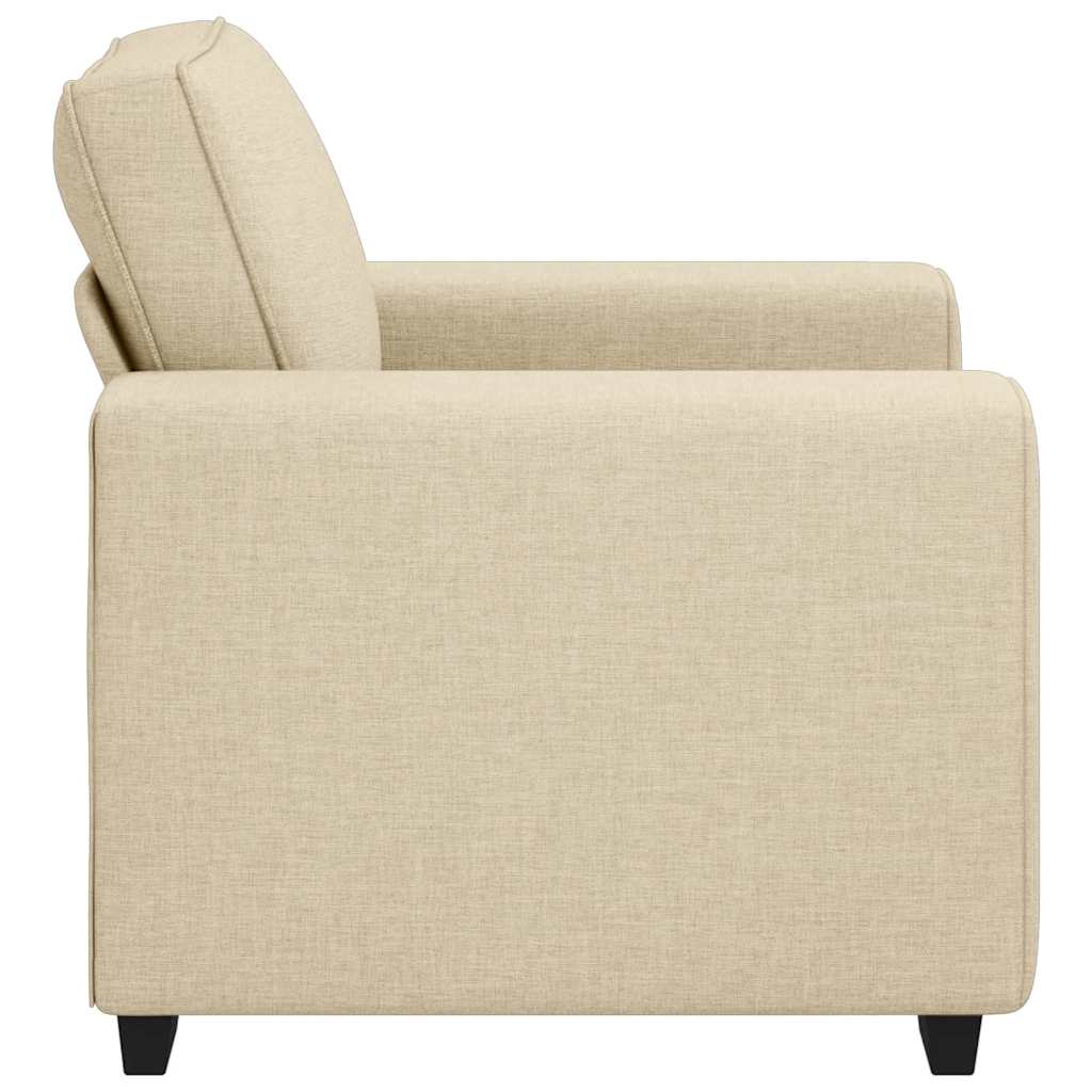 Canapé/Fauteuil crème 100x77x82 cm tissu - XIOS