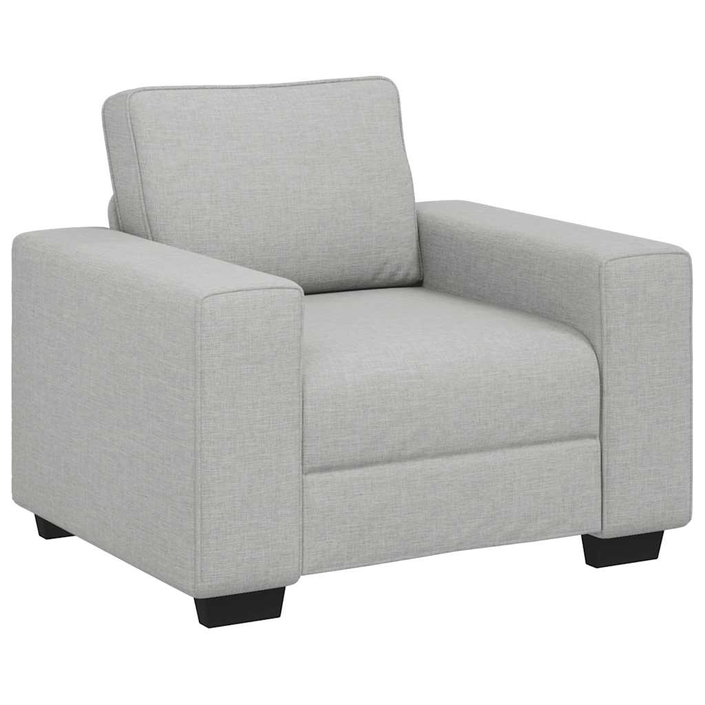 Canapé/Fauteuil Gris Nuage 100x77x82 cm tissu - XIOS