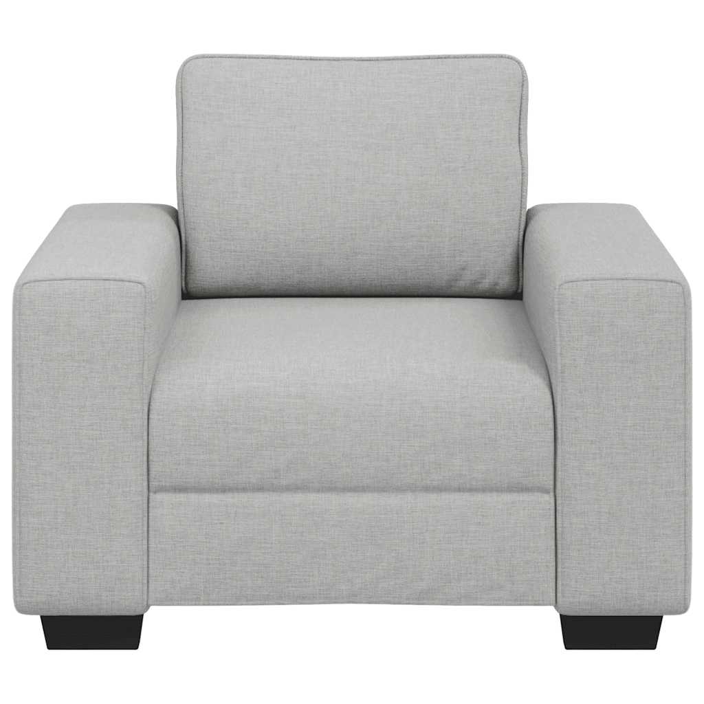 Canapé/Fauteuil Gris Nuage 100x77x82 cm tissu - XIOS