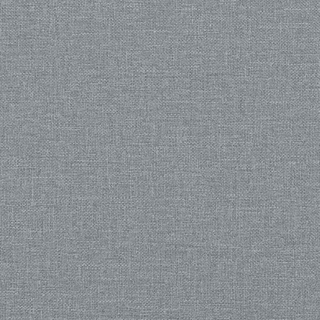 Canapé à 3 places gris clair 180 cm tissu - XIOS