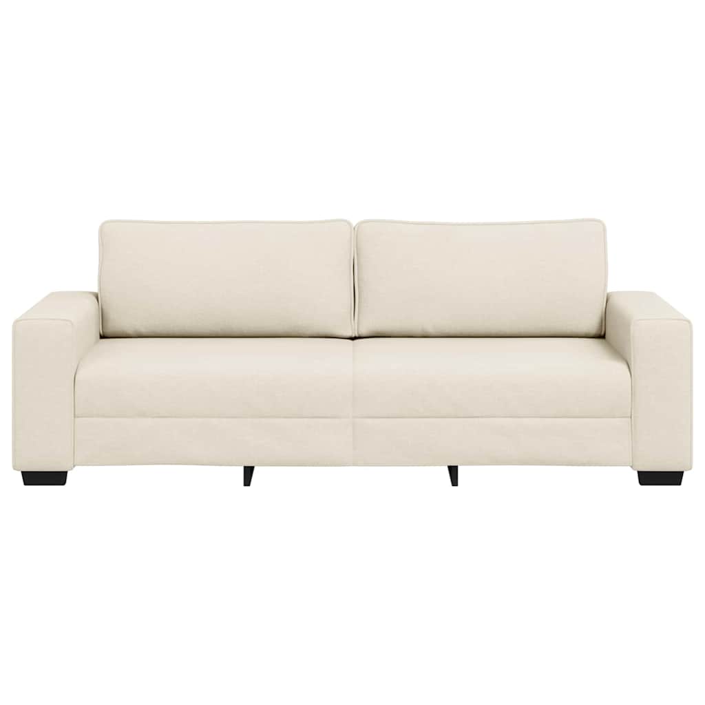 | Canapé | avec coussin avec oreiller Beige 221 x 77 x 82 cm Lin - XIOS