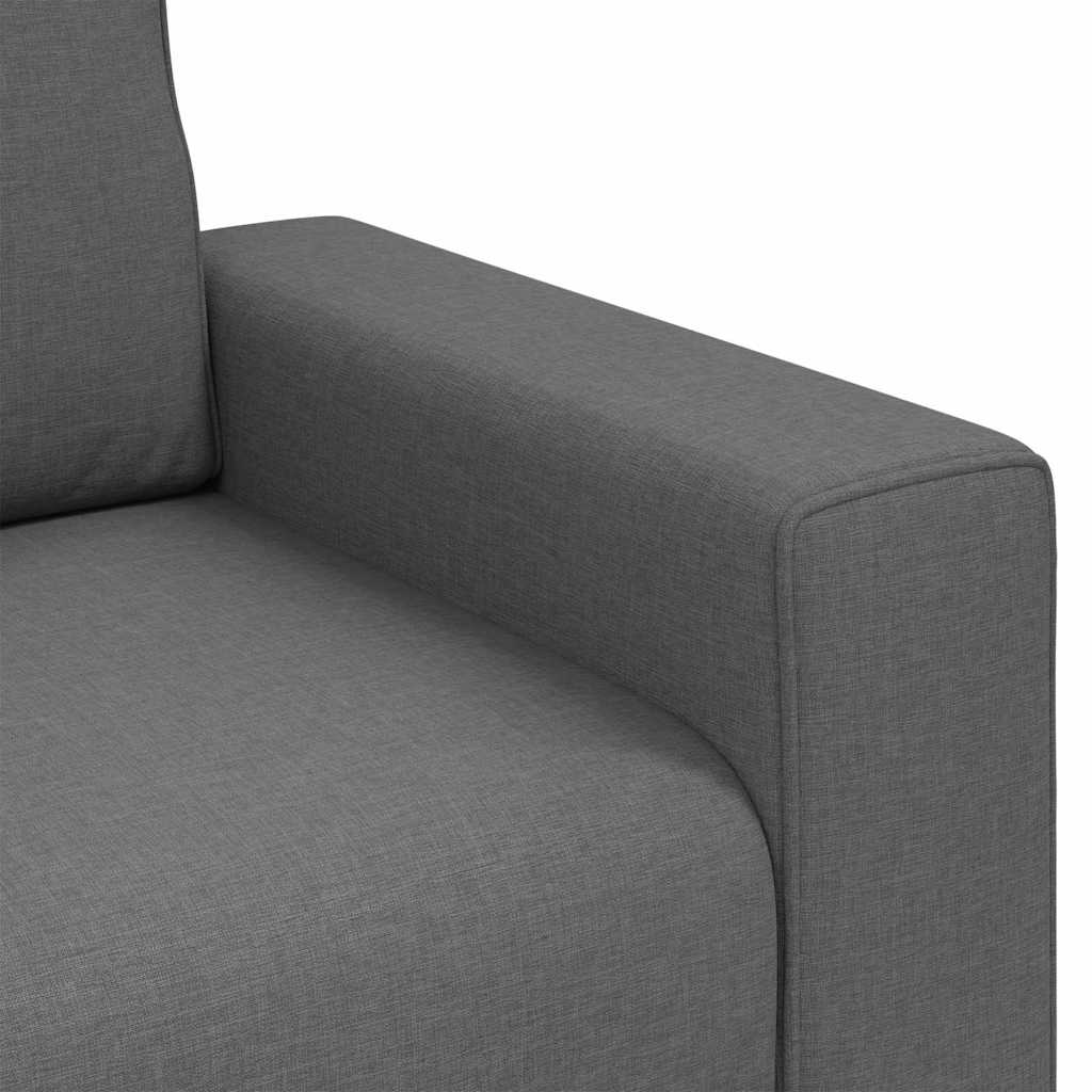 Canapé avec coussin Gris foncé 100 x 77 x 82 cm tissu - XIOS