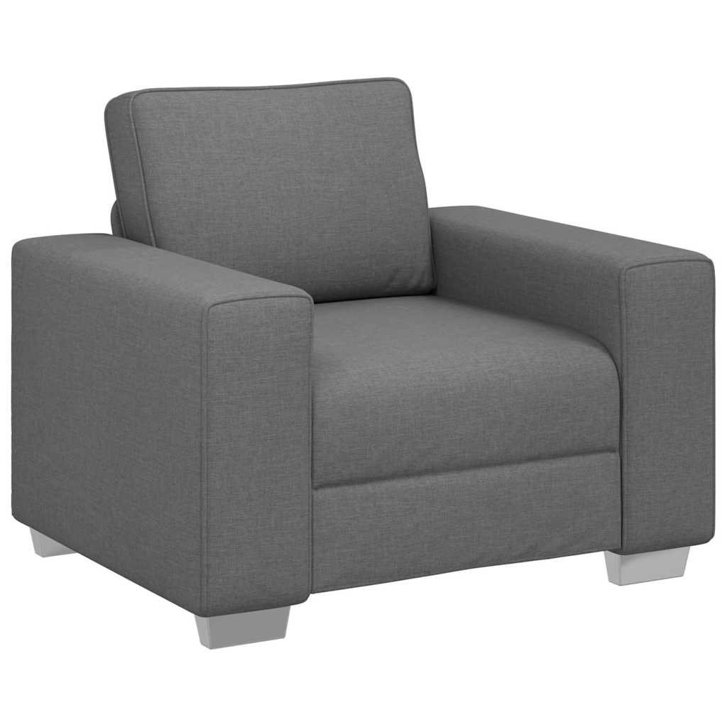 Canapé avec coussin Gris foncé 100 x 77 x 82 cm tissu - XIOS