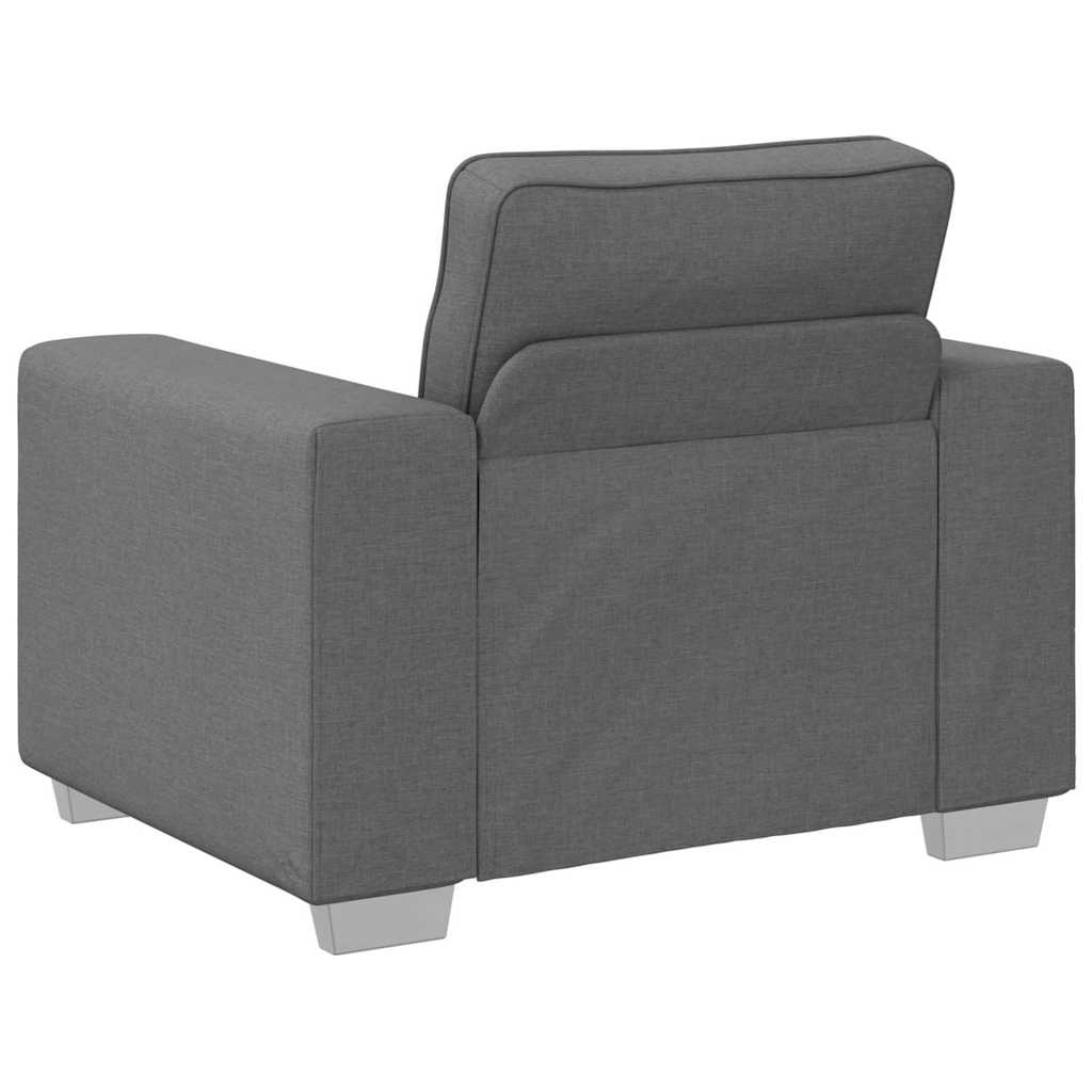 Canapé avec coussin Gris foncé 100 x 77 x 82 cm tissu - XIOS