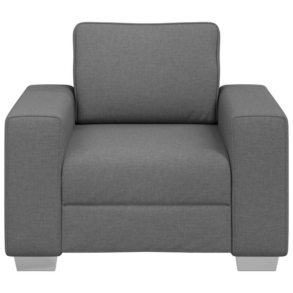 Canapé avec coussin Gris foncé 100 x 77 x 82 cm tissu - XIOS