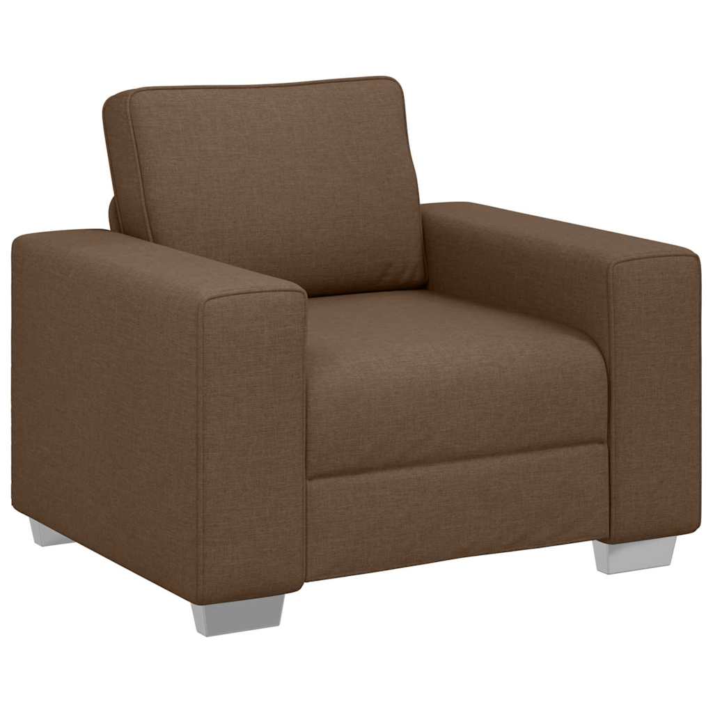 Canapé avec coussin Marron 100 x 77 x 82 cm tissu - XIOS