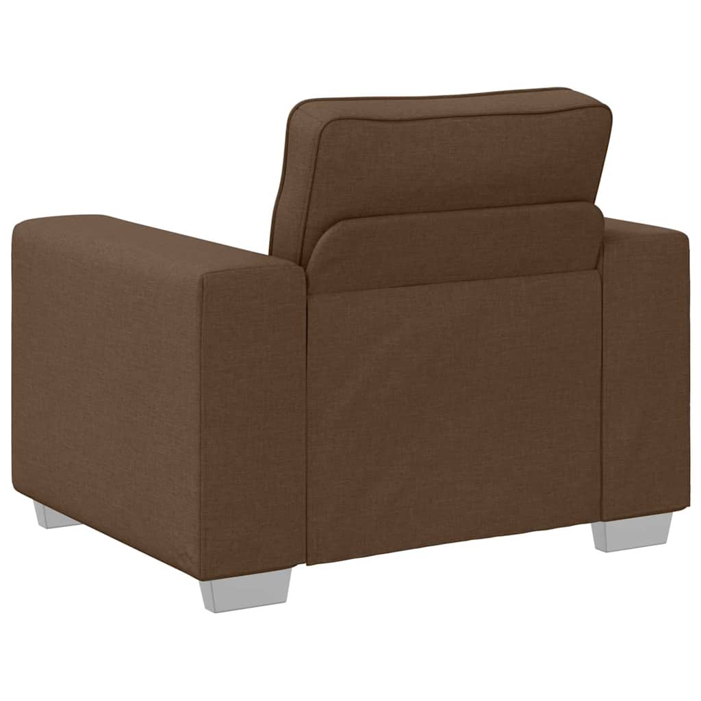 Canapé avec coussin Marron 100 x 77 x 82 cm tissu - XIOS