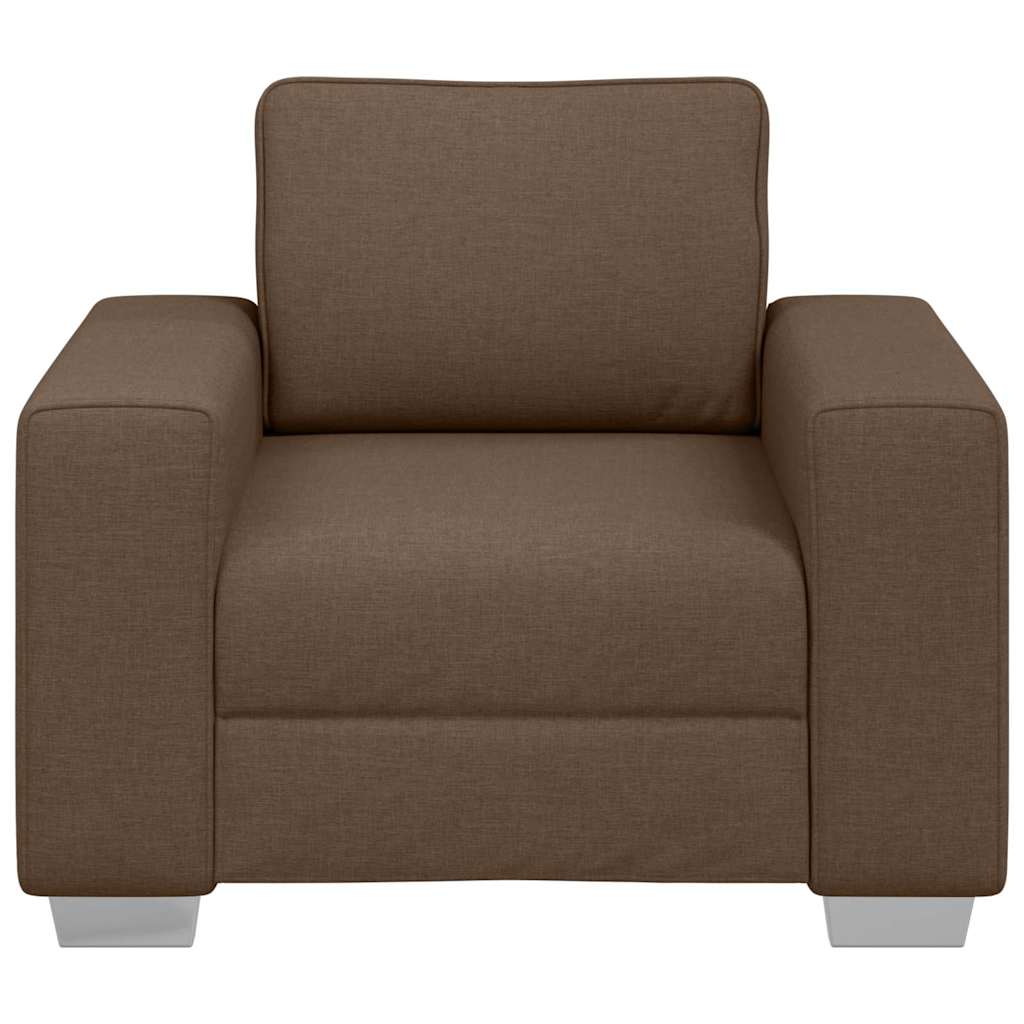 Canapé avec coussin Marron 100 x 77 x 82 cm tissu - XIOS