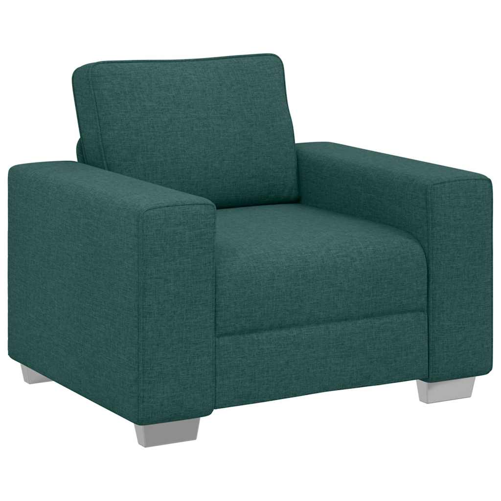 Canapé avec coussin Vert foncé 100 x 77 x 82 cm tissu - XIOS