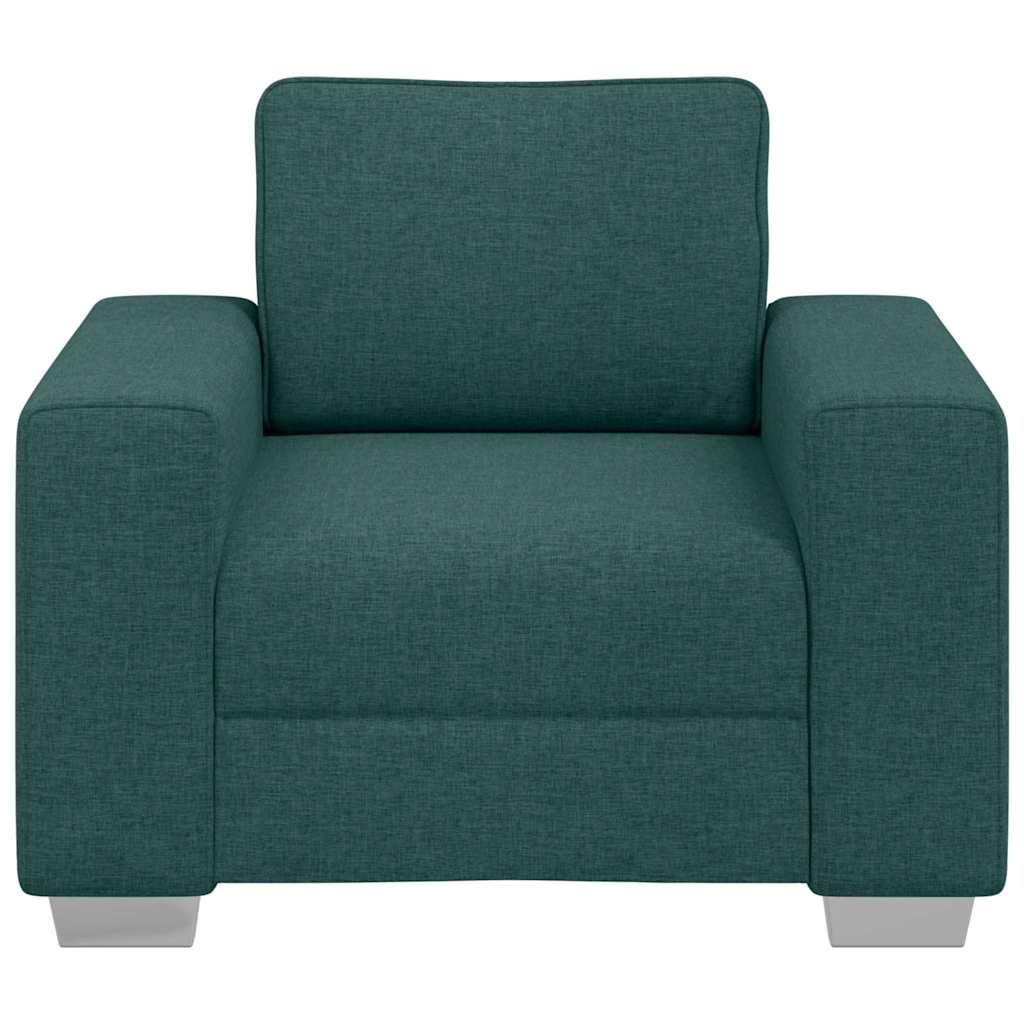 Canapé avec coussin Vert foncé 100 x 77 x 82 cm tissu - XIOS
