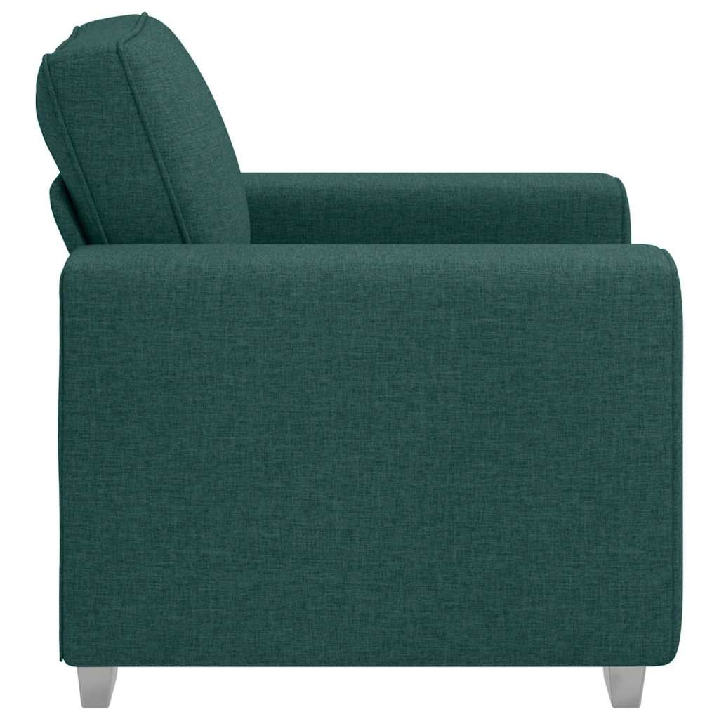 Canapé avec coussin Vert foncé 100 x 77 x 82 cm tissu - XIOS
