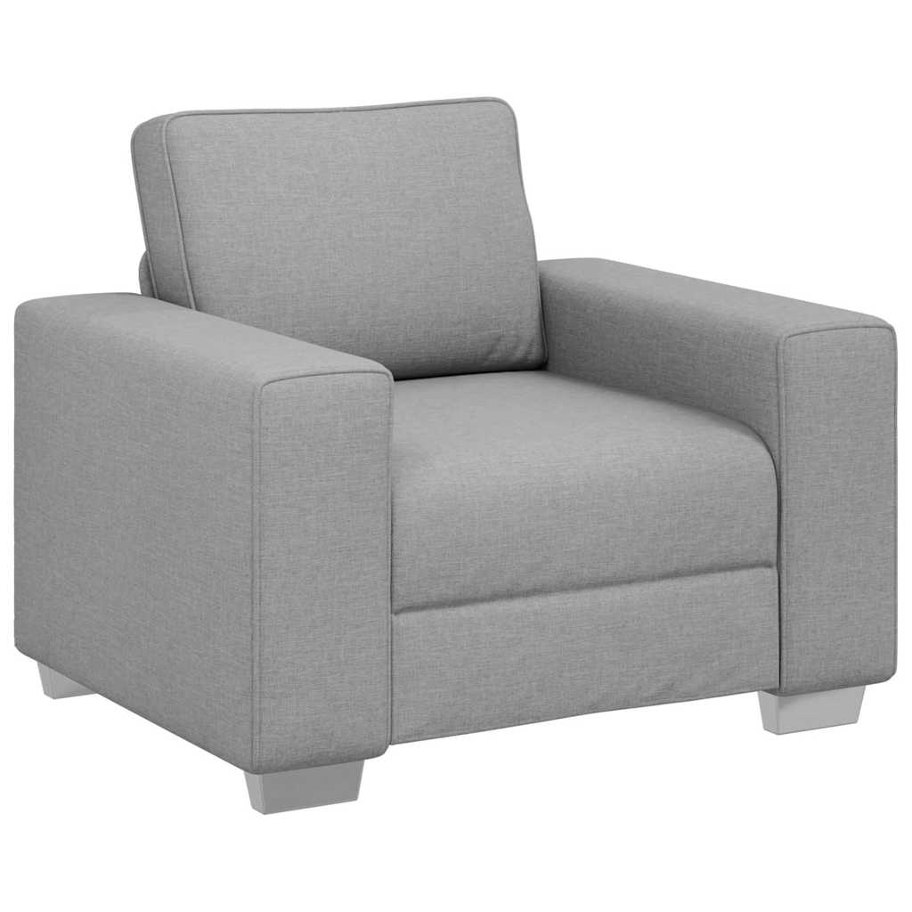 Canapé avec coussin Gris nuage 100 x 77 x 82 cm tissu - XIOS