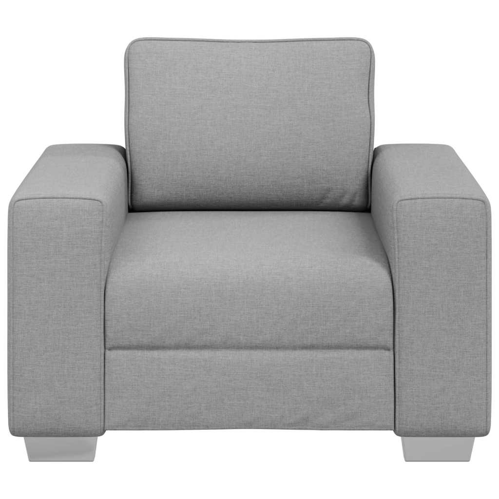 Canapé avec coussin Gris nuage 100 x 77 x 82 cm tissu - XIOS
