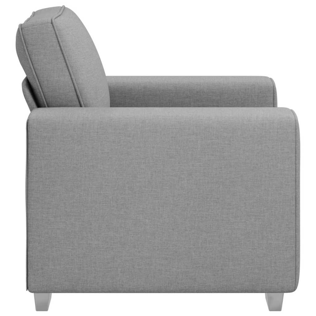Canapé avec coussin Gris nuage 100 x 77 x 82 cm tissu - XIOS