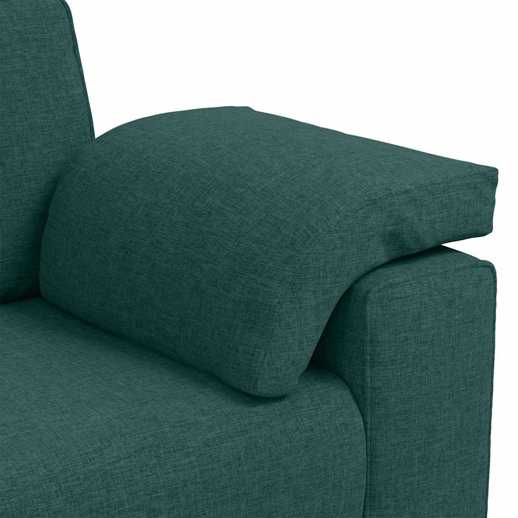 Canapé avec coussin Vert foncé 160 x 77 x 82 cm tissu - XIOS