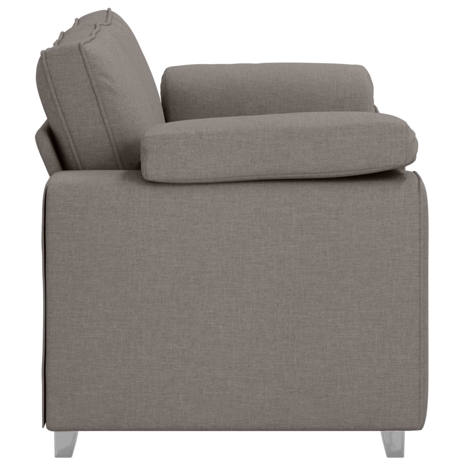 Canapé 120cm Taupe tissu - XIOS