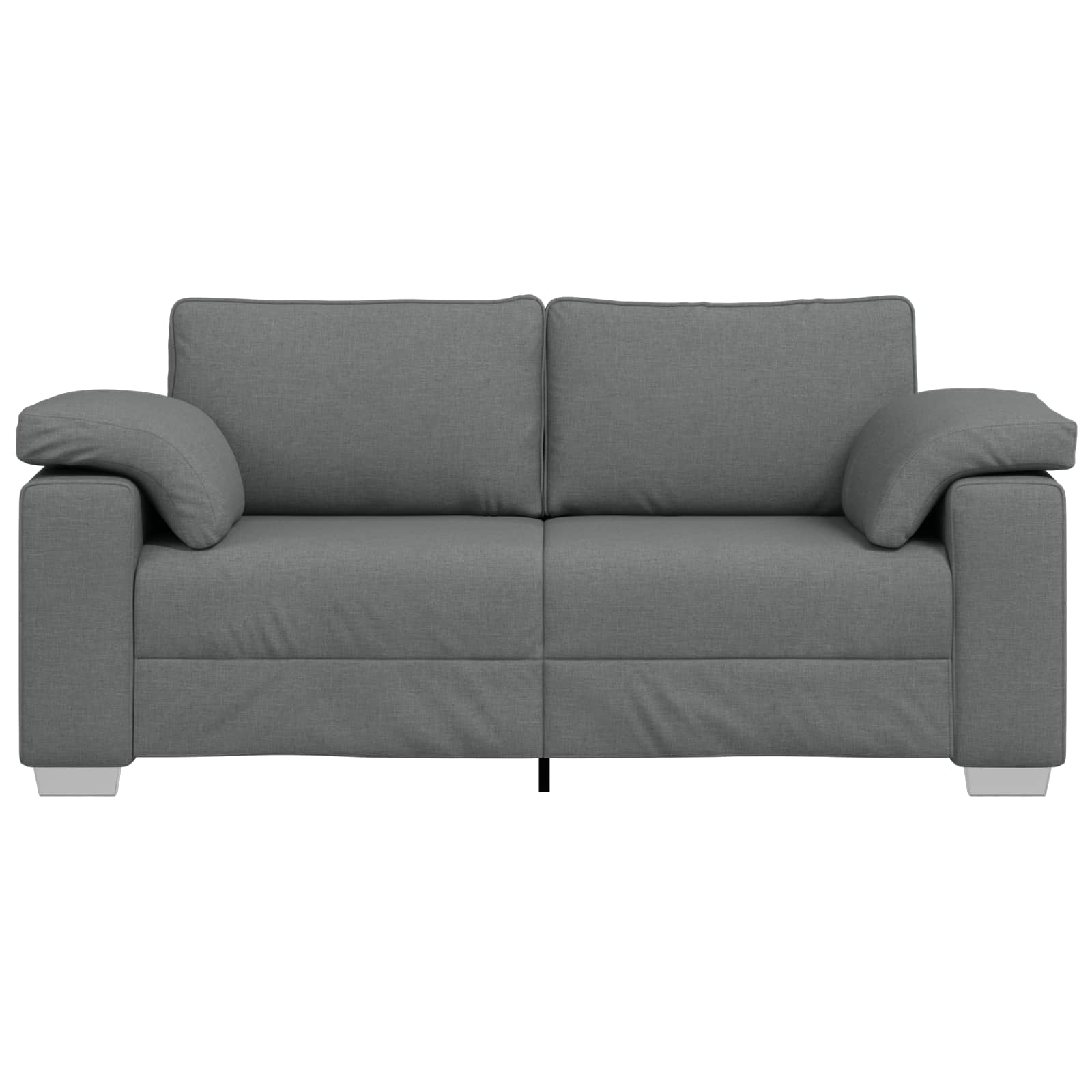 Canapé deux places Gris foncé 180 cm tissu - XIOS