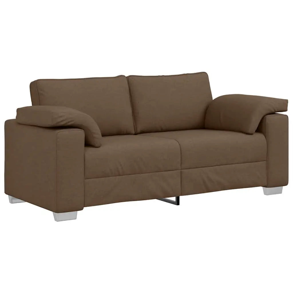 Canapé deux places Marron 180 cm tissu - XIOS