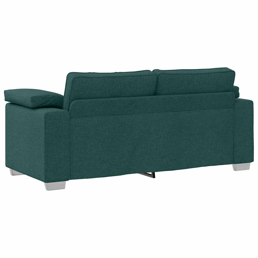 Canapé avec coussin Vert foncé 180 x 77 x 82 cm tissu - XIOS