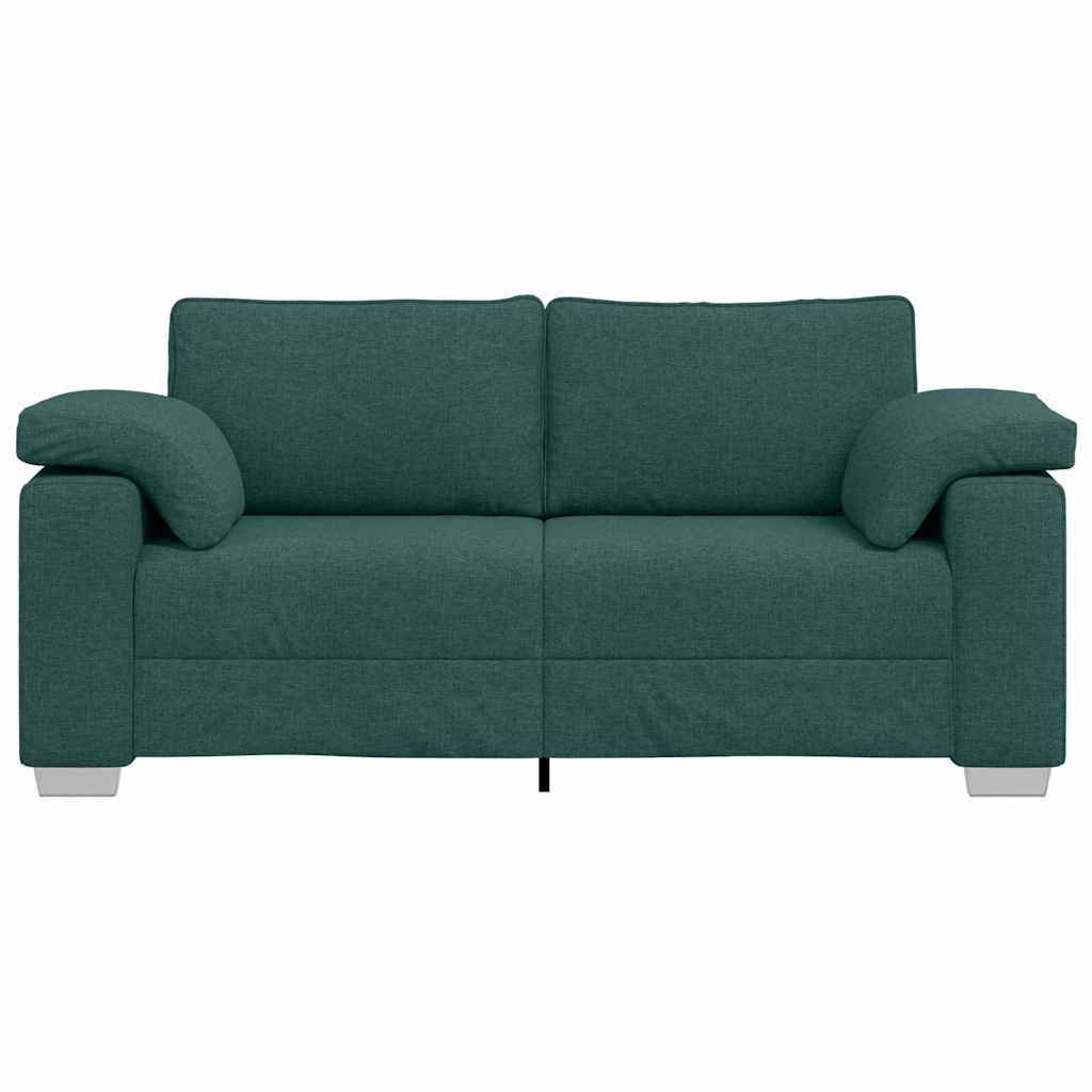 Canapé avec coussin Vert foncé 180 x 77 x 82 cm tissu - XIOS