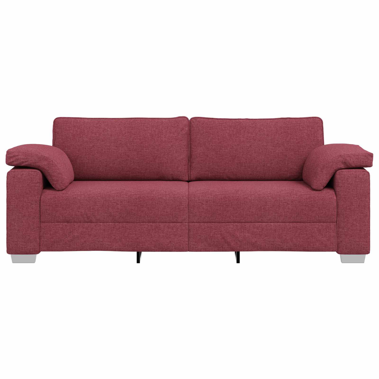 Sofa 3 places Bordeaux 220 cm tissu