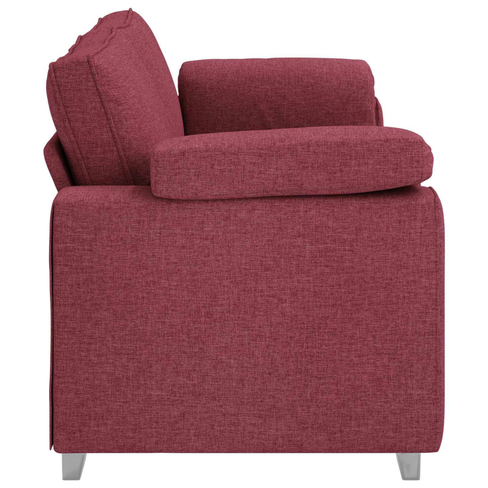 Sofa 3 places Bordeaux 220 cm tissu