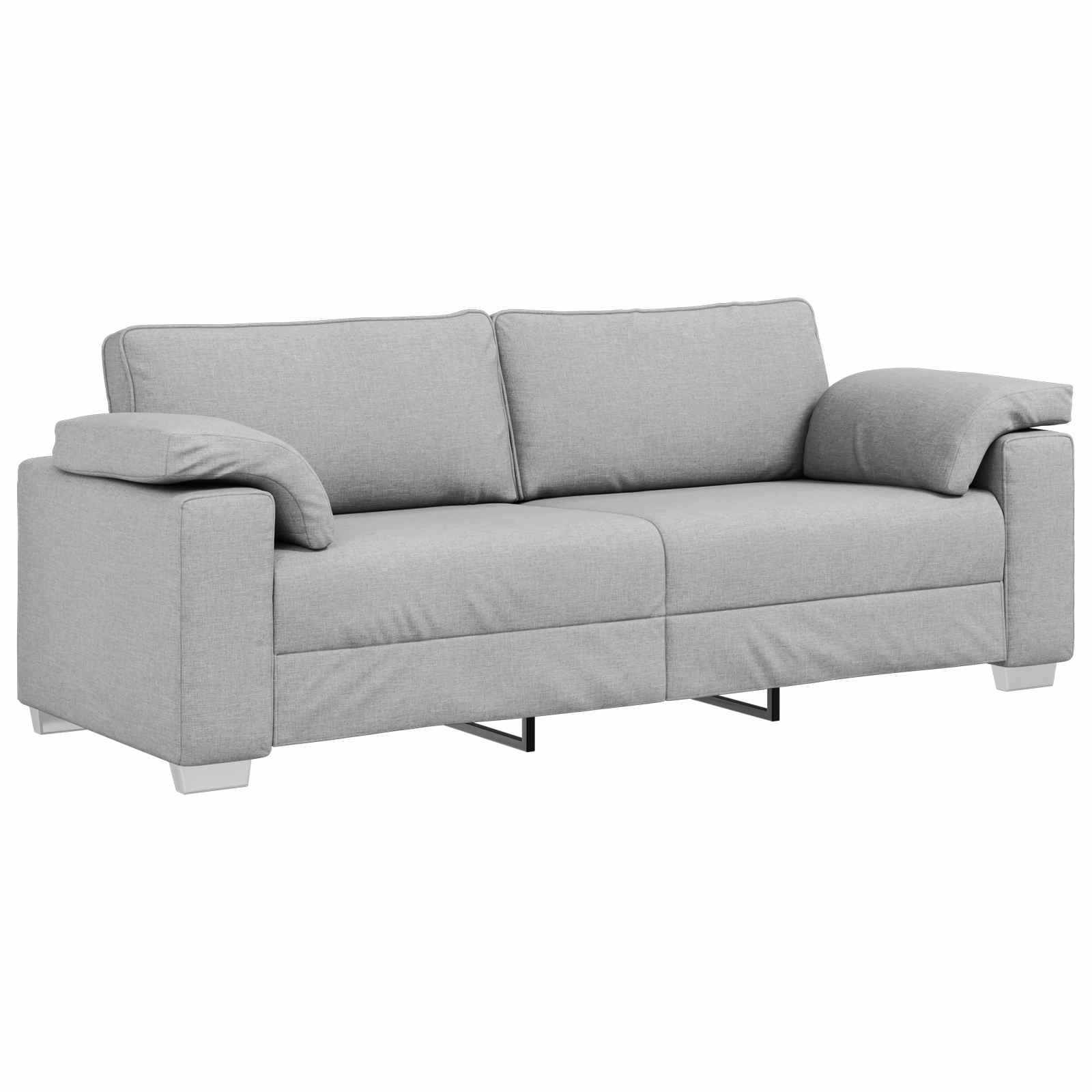 Sofa 3 places Gris nuage 220 cm tissu