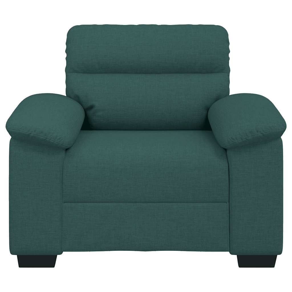 Canapé/Fauteuil vert foncé 100x81x84 cm en tissu - XIOS