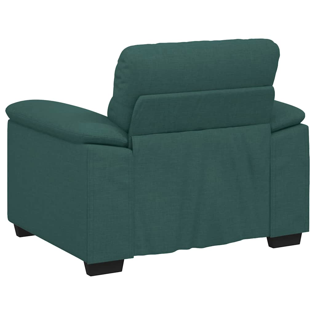 Canapé/Fauteuil vert foncé 100x81x84 cm en tissu - XIOS