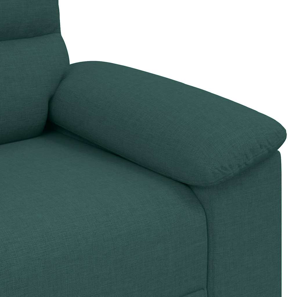 Canapé/Fauteuil vert foncé 100x81x84 cm en tissu - XIOS