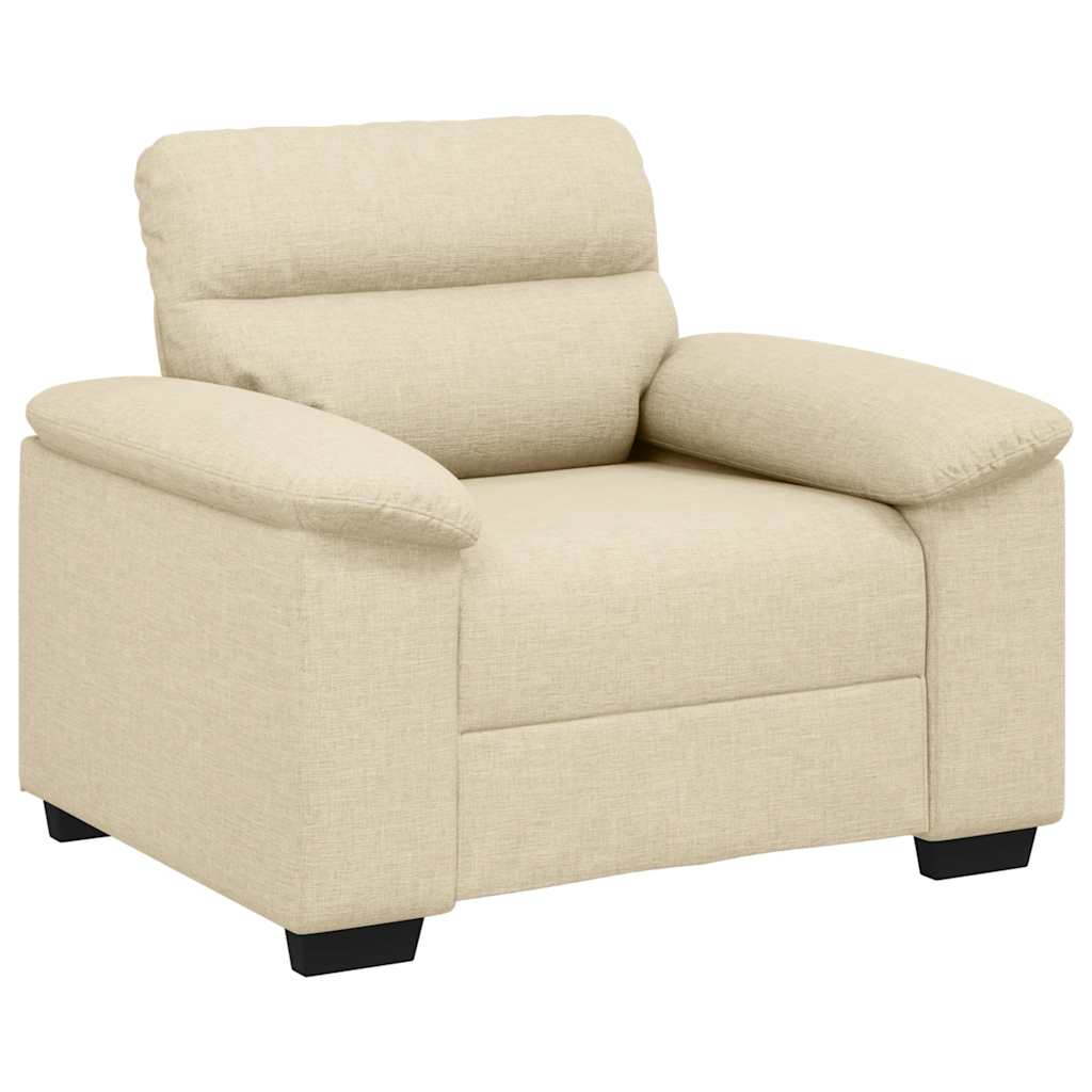 Canapé/Fauteuil crème 100x81x84 cm tissu - XIOS