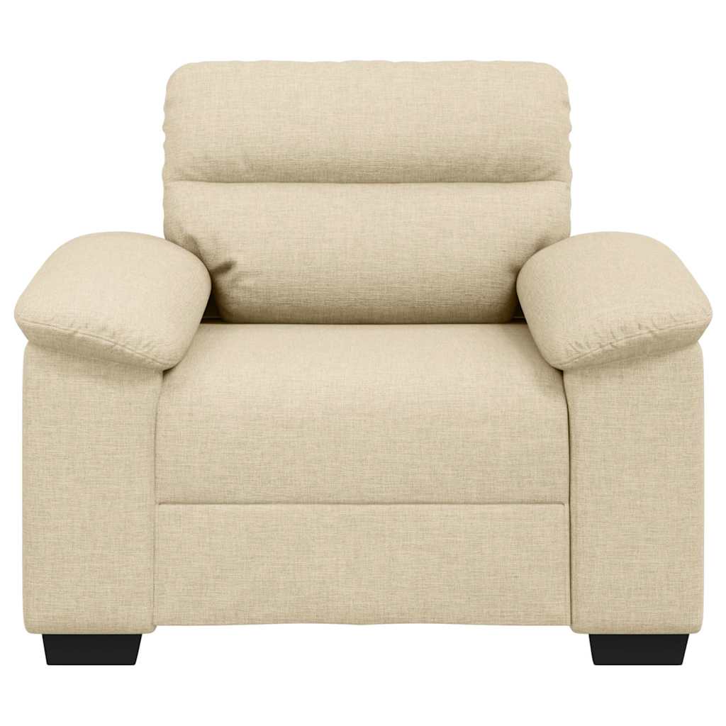 Canapé/Fauteuil crème 100x81x84 cm tissu - XIOS