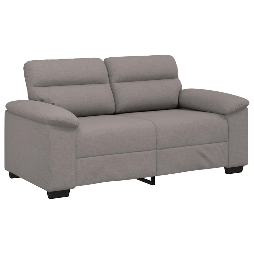 Canapé 2 places taupe 160x81x84 cm en tissu - XIOS