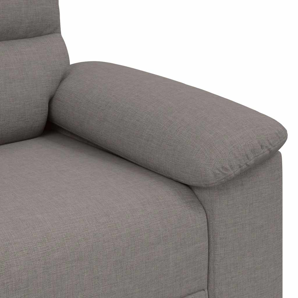 Canapé 2 places taupe 160x81x84 cm en tissu - XIOS