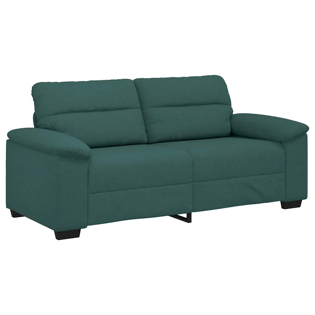 Canapé 2 places vert foncé 180 x 81 x 84 cm en tissu - XIOS