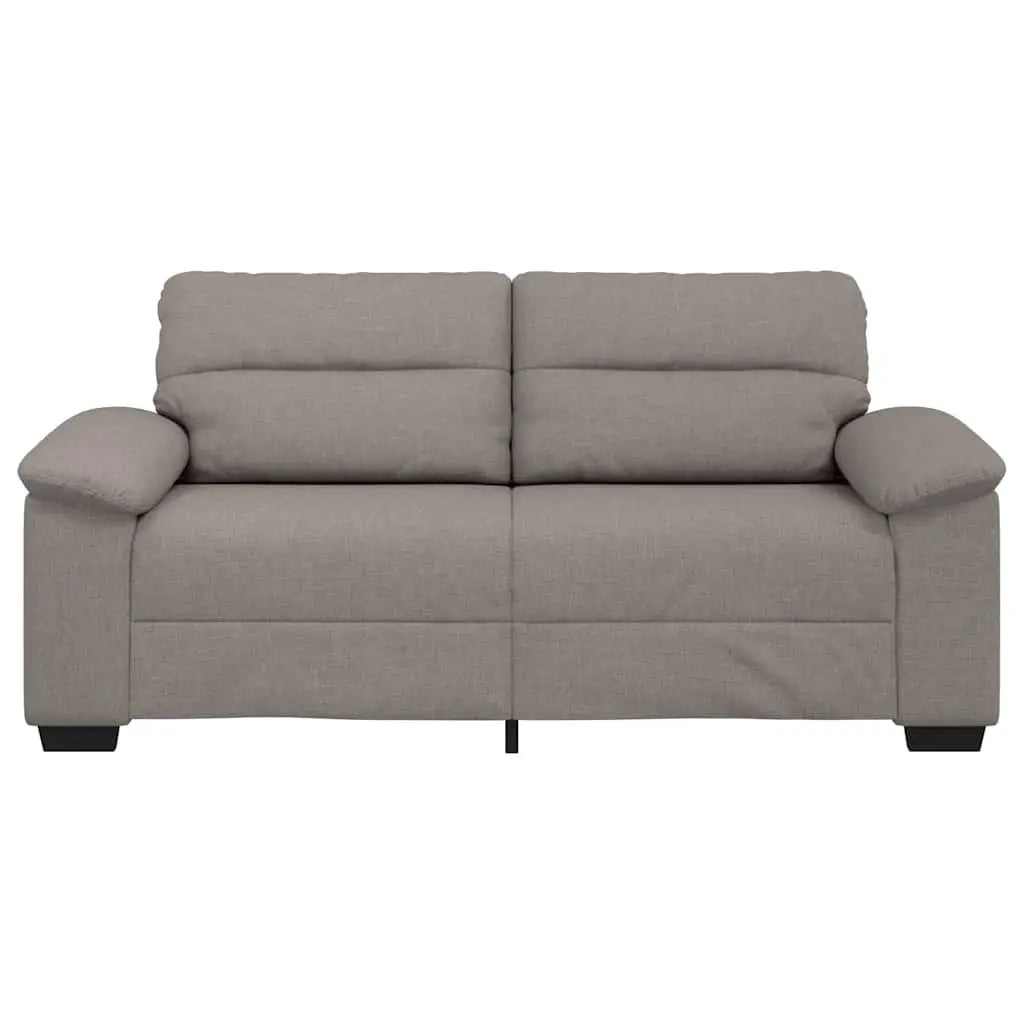 Canapé 2 places taupe 180x81x84 cm en tissu - XIOS