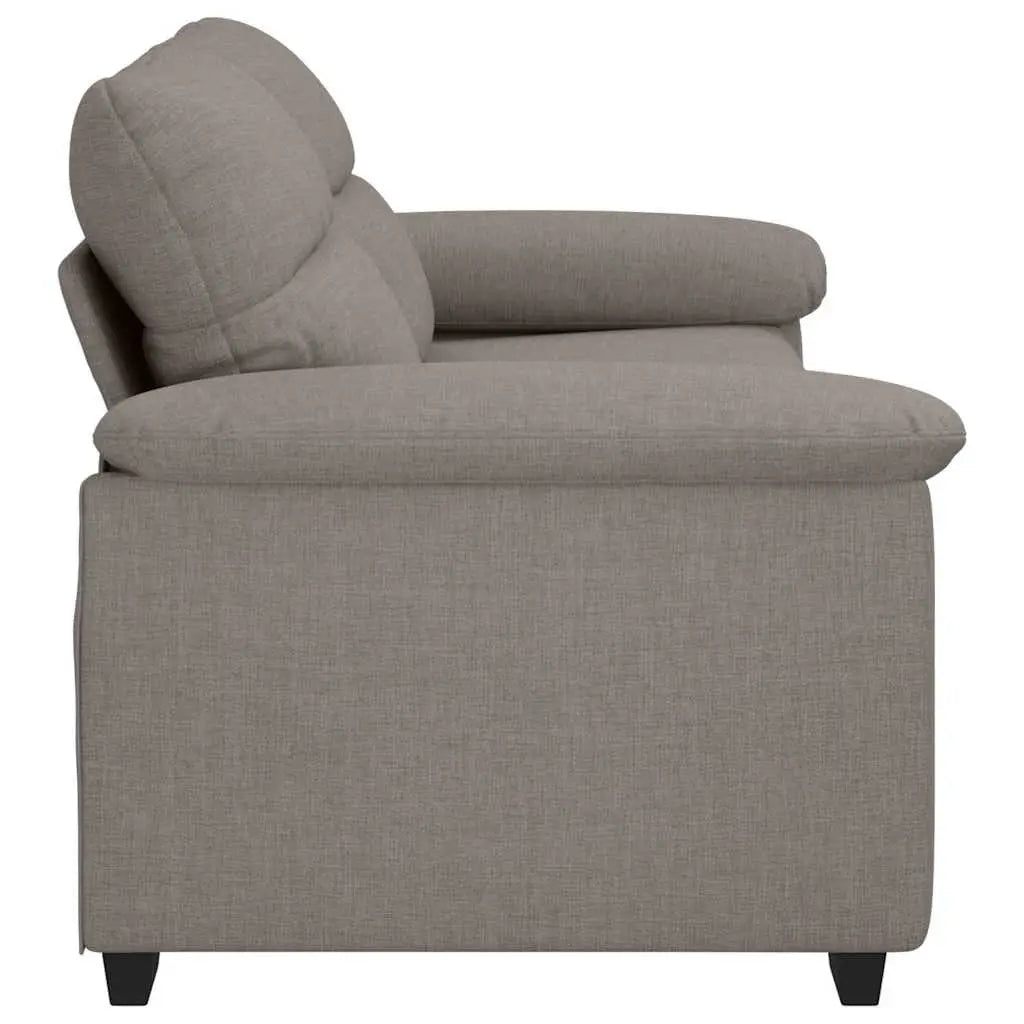 Canapé 2 places taupe 180x81x84 cm en tissu - XIOS
