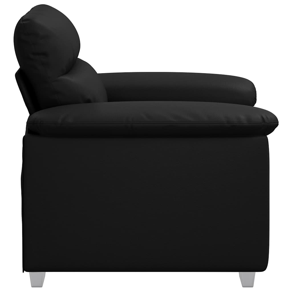 Fauteuil noir 60 cm similicuir - XIOS